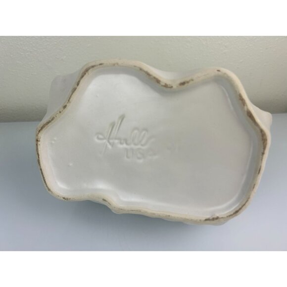 Vintage Hull White Swan Planter Ceramic Sculpture Pottery Smooth Home Decor - Picture 14 of 16